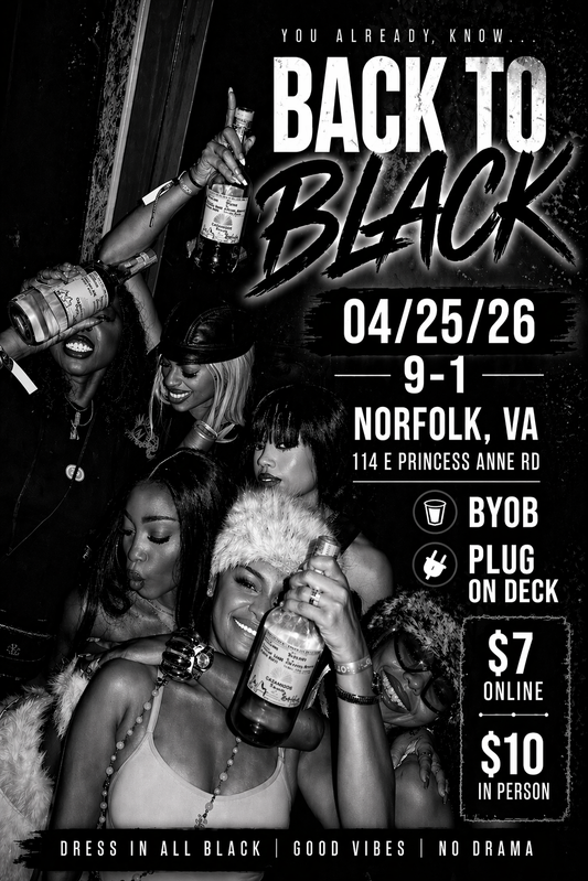 Back to black party